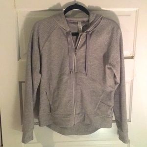 Lululemon gray hooded jacket
